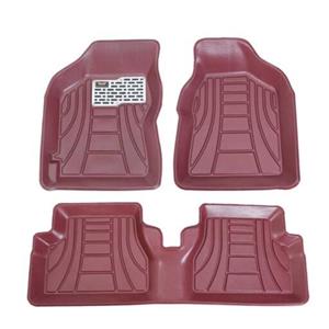 کفپوش سه بعدی خودرو مناسب برای تیبا  1 رنگ زرشکی