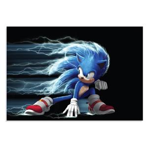 تابلو شاسی طرح فیلم سونیک Sonic Movie مدل NV0971