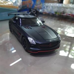 ماکت بنز  AMG SLS  عقب کش موزیکال و چراغدار