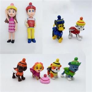 فیگور کارتونی فیگور سگ نگهبان فیگور عروسکی عروسک رومیزی عروسک سگ نگهبان