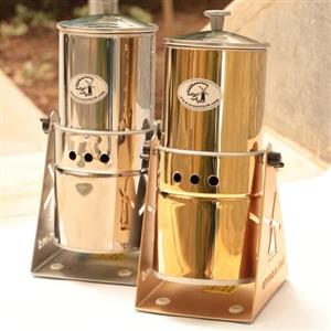آسیاب گهواره ای استیل نقره ای یا طلائی عطاری قنادی خانگی  بسیار قوی و مخزن بزرگ  1.5 لیتری اسیاب