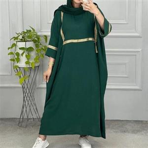 مانتو ابروبادی پانچ طلاکوب مدل سما