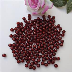 کریستال پلاستیکی مغزی دار قهوه ای سوخته خارجی سایز 8 (پک 50 گرمی) 190 عددی