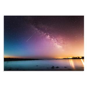 تابلو شاسی طرح آسمان پر ستاره راه شیری Starry Night Milky Way مدل NV0892