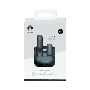 میکروفون یقه ای green lion lightning مدل gnwirlgtbk - مشکی 