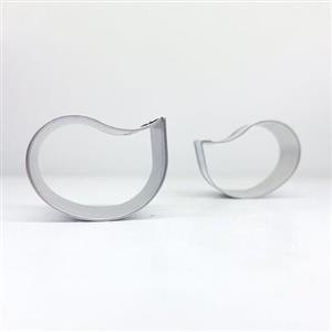 کاتر شیرینی آلمانی تک عددی طرح بته جقه جنس استیل