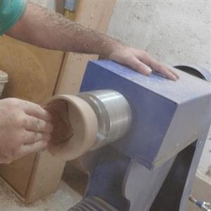 کاسه سایز کوچک قهوه رنگ و سفید