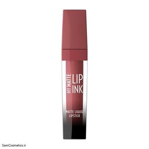 رژ لب مایع گلدن رز مدل Ink شماره 10
