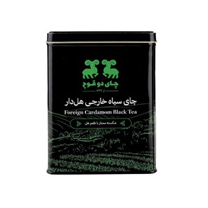 چای قوطی فلزی با عطر هل دو قوچ - 450 گرم