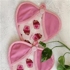 دستگیره قلبی مخمل نسوز مدل ترلان طرح 10