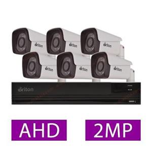 پکیج 6 دوربین مداربسته برایتون 2 مگاپیکسل AHD