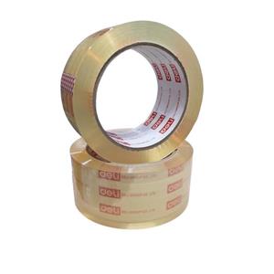 چسب پهن 90 یاردمخصوص بسته بندی کاملا باکیفیت وکاربردی رنگ زرد کمرنگ