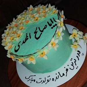 کیک خامه ای ویژه ی نیمه شعبان(خانگی)انواع کیک تولد با طرح دلخواه شما