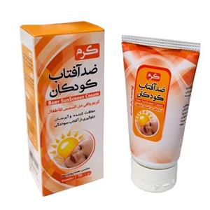 کرم ضدآفتاب کودکان تیوپی فدک (دارونامه-فرمول ویژه)