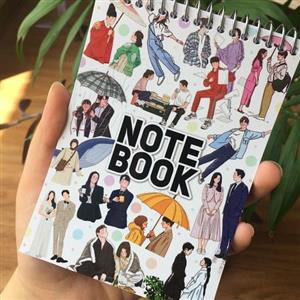 دفترچه کیدراما مینیمال طرح اختصاصی kdrama notebook