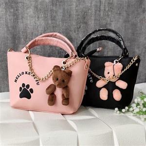 کیف فانتزی دخترانه کیف عروسکی دخترانه کیف خرسی دخترانه