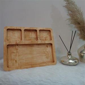 سینی چوبی 4 خانه