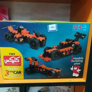 لگو ماشین کلیکس، 3 مدل ماشین، 104 قطعه، قابلیت ساخت 3 مدل ماشین