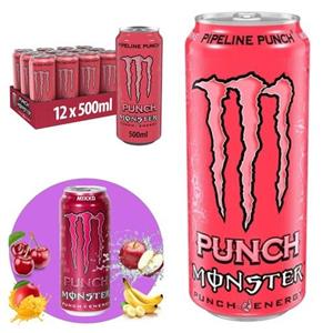 نوشیدنی انرژیزا مانستر صورتی punch (انگلستان)500 میل