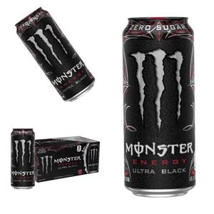 نوشیدنی انرژیزا مانستر اولترا بلاک ultra black  (انگلستان) 500 میل