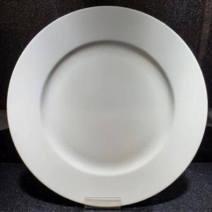 دیس گرد چینی زرین سایز 34 سانت سری ایتالیا اف رنگ سفید (تخت 34 ایتالیا اف )