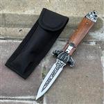 چاقو  تاشو گلادیاتور ،ضامندار ، تیغه ضد زنگ ، ساخته شد از بهترین نوع فولاد ، دارای غلاف برزنتی ،یه کار خیلی کمیاب
