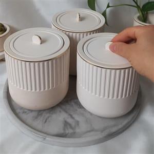 بانکه های زیبا پک 3 عددی به همراه سینی