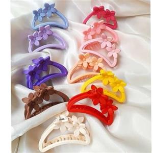 کلیپس دو گل شمعی کیفیت عالی سایز  بزرگ