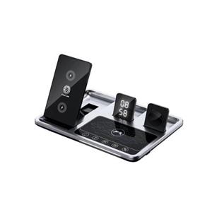 پایه نگهدارنده و شارژر بیسیم 4 کاره گرین لاین مدل CN4IN1WCSBK