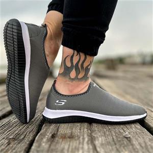 کتانی مردانه SKECHERS خاکستری کد 14823