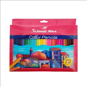 مداد رنگی ۷۲ رنگ اسکول مکس جعبه مقوایی