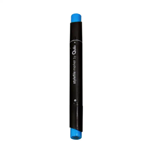 ماژیک دوسر راندو (طراحی) آبی (کرالین بلو) کدرنگ 518 (QUILO STYLEFILE MARKER CERULEAN BLUE) کویلو