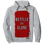 هودی زنانه 27 مدل Netflix and Alone کد MH1255