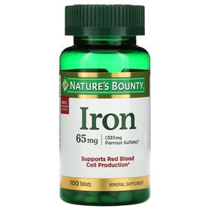 قرص آهن نیچرز بونتی Natures Bounty Iron