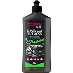 شامپو واکس خودرو کارماکر 500 میلی لیتری مدل Carmacare Wash & Wax Shampoo