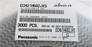 خازن 6.8 نانو فاراد 50 ولت Panasonic سایز 1206 نوع pps با دمای کاری 125 درجه