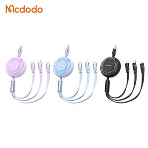 کابل آکواریومی 3 کاره جمع شو میکرو Usb+لایتنینگ+تایپ سی مک دودو مدل MCDODO CA-357