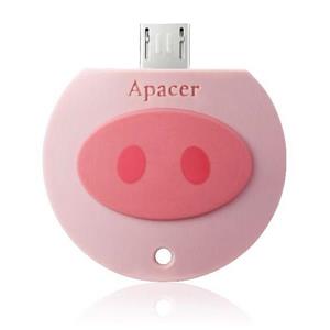 فلش مموری OTG موبایل اپیسر مدل AH171 ظرفیت 8 گیگابایت طرح خوک Apacer Pig Mobile Flash Drive 8GB 