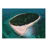 تابلو شاسی طرح جزیره سبز Green Island Drone View مدل NV0805