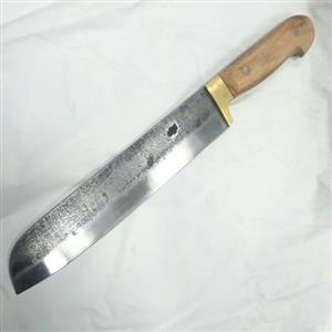 چاقو جوجه زن استاد غلامی فولاد فنر 33 سانت مخصوص سوپری مرغ و جوجه زنی رستوران
