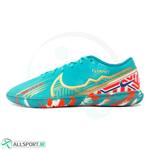 کفش فوتسال نایک مرکوریال ایرزوم طرح اصلی Nike Mercurial Air Zoom IC Green Gold