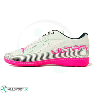 کفش فوتسال پوما طرح اصلی Puma Ultra IC White Pink