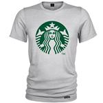 تی شرت آستین کوتاه مردانه 27 مدل Starbucks Green کد MH303