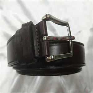 کمربند مردانه چرم طبیعی (سگک قلابدار) (ساخت ترکیه) (7)