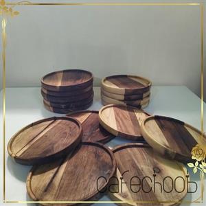 پیش دستی خراطی با چوب گردو 