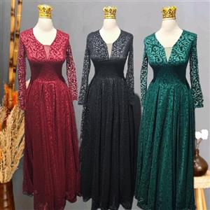 ماکسی مجلسی مزون دوز شهرزاد یقه دلبری