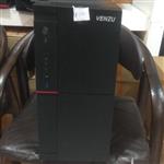 قاب کیس ونزو برای قطعات گیمینگ VENZO USB3.0  model .K02رنگ مشکی دارای درب بغل شیشه ای و دو فن