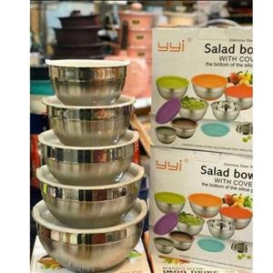 لگن استیل 5تکه