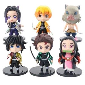 فیگور فله مدل Demon Slayer بسته 6 عددی