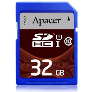 کارت حافظه اس دی اپیسر کلاس 10 - 32 گیگابایت Apacer Memory Card SDHC UHS-I Class 10 - 32GB